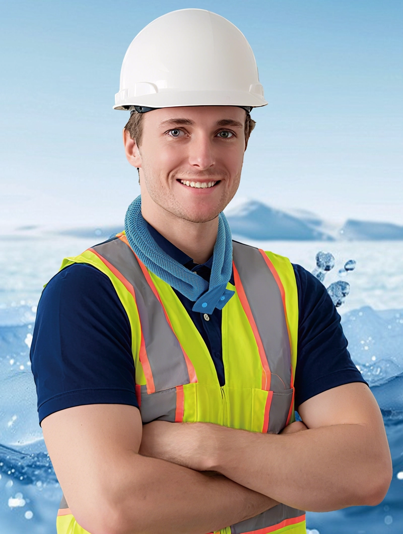 Custom ice pack cooling vest 