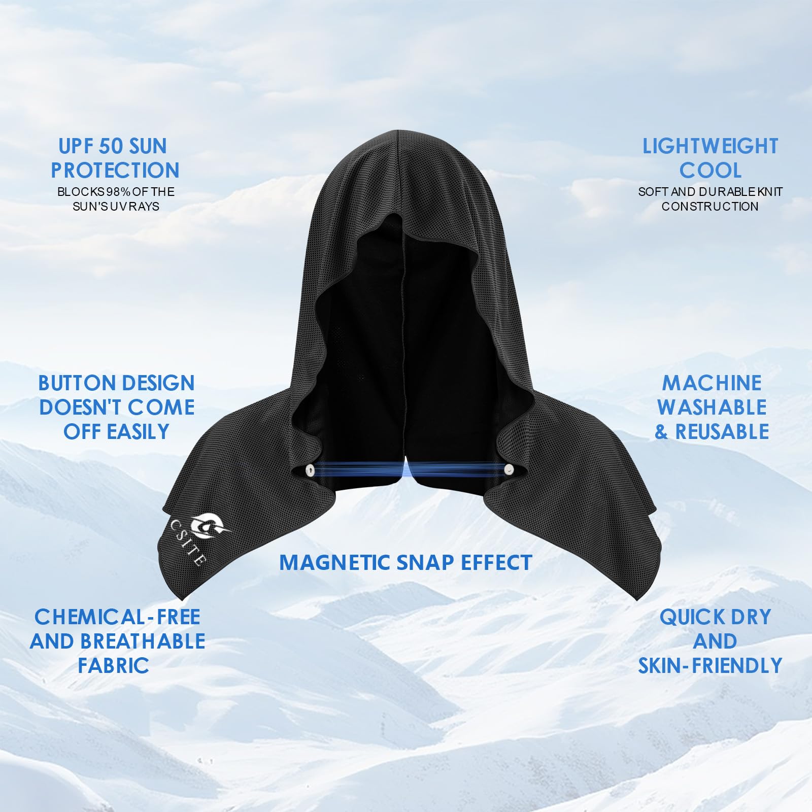Custom Cooling Hoodie Towel