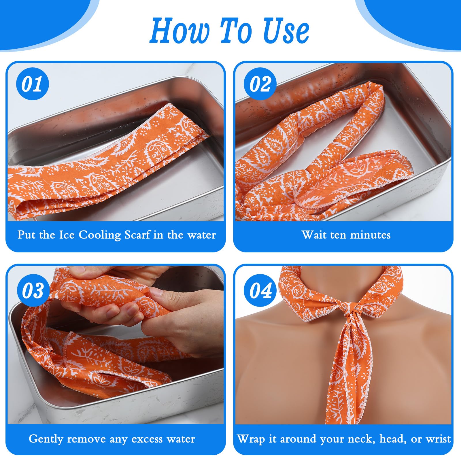 Custom Cooling Neck Wraps