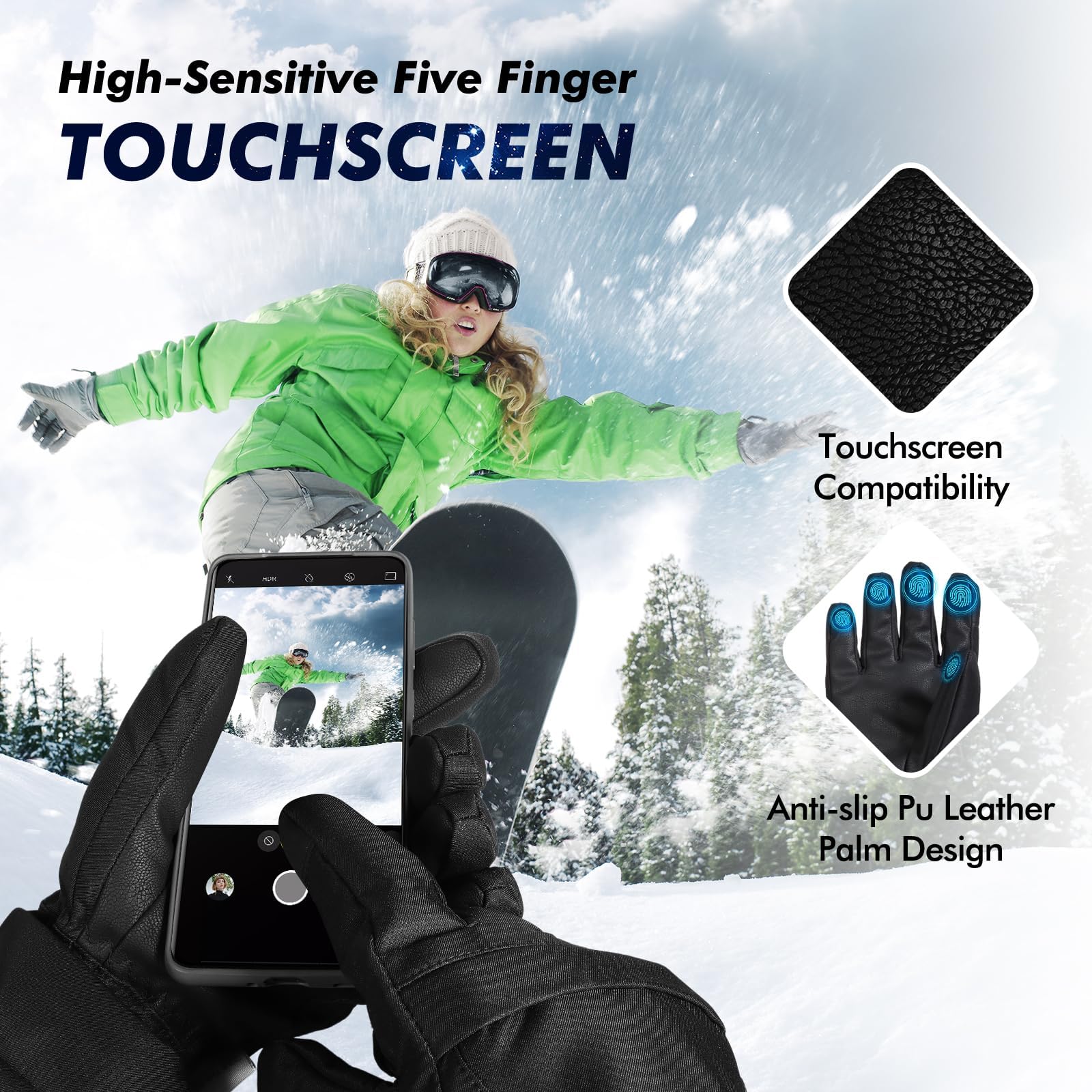 Custom heated gloves