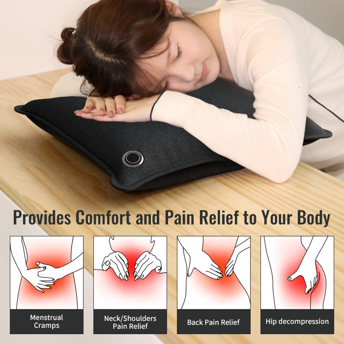 custom heated pillow