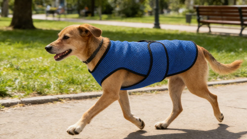 Custom Dog Cooling Vest How Does A Cooling Vest Work For Dogs