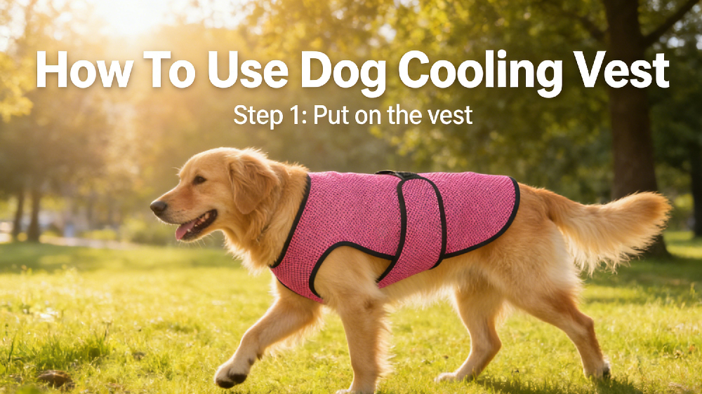 Dog Cooling Vest How To Use